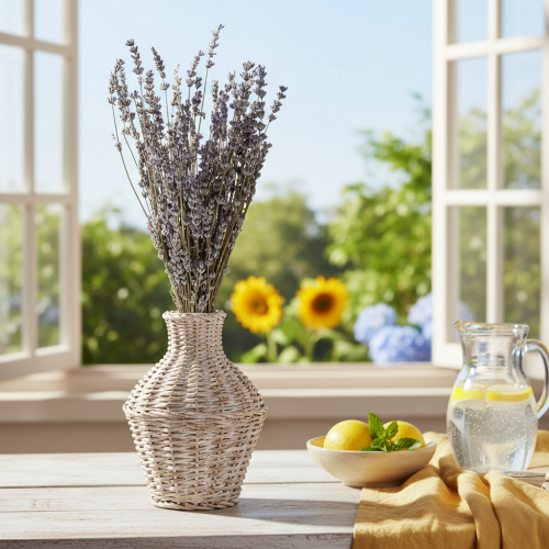 kohteita Kuivattua laventelia, tuoksuvia kuivattuja kukkia, 35-40 cm, 100 g