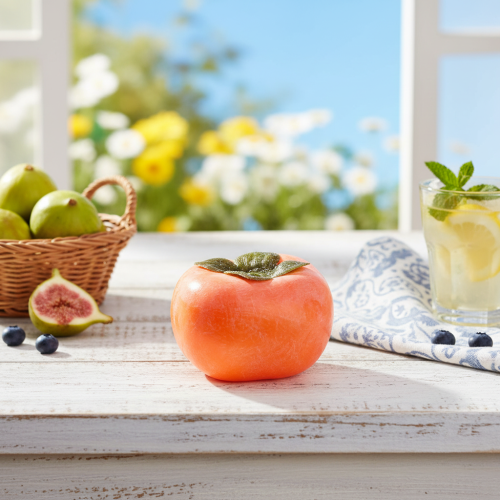 kohteita Keinotekoinen kakihedelmä koristeellinen keinohedelmä Ø8cm K5,5cm