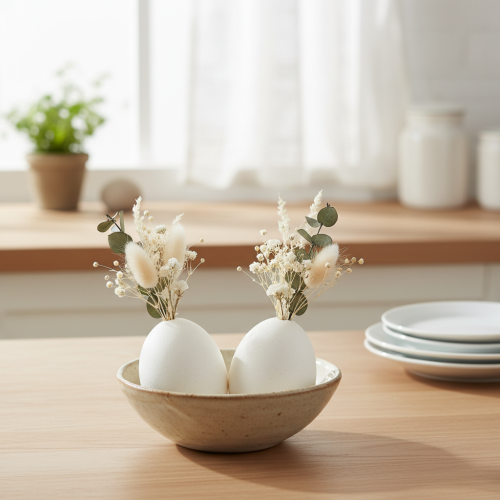 kohteita Valkoiset kananmunat, 10 kpl