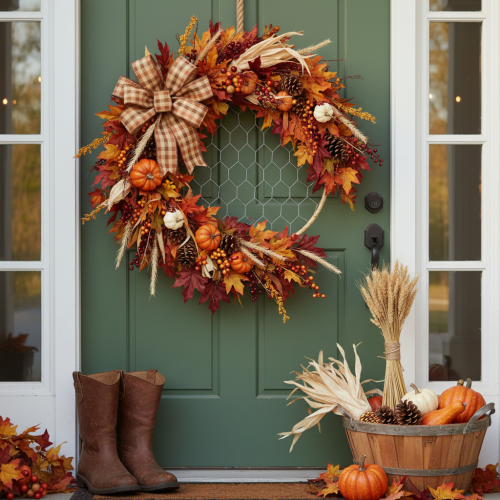 kohteita Boho-metallikoristerengas, hopea, Ø28cm, luonnonkiharilla, 4 kpl setti - riippuva koriste, seinäkoriste