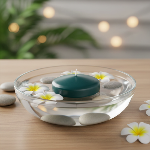 kohteita Kelluva kynttilä juhlatilaisuuksiin ja tunnelmalliseen koristeluun, 8 cm, 8 kpl