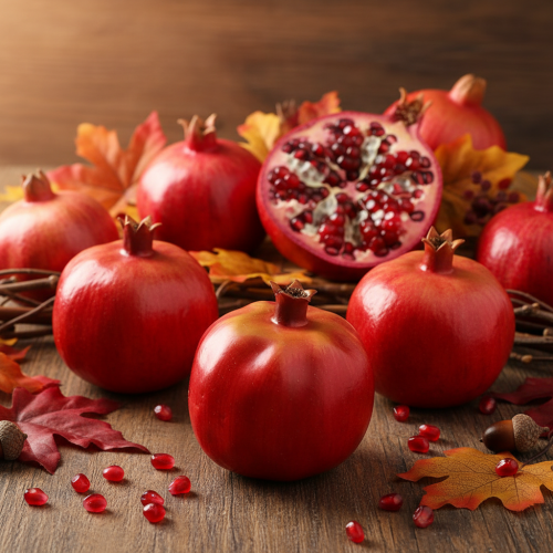 kohteita Granaattiomena koristehedelmä keinotekoinen punainen ikkunakoriste 10,5cm