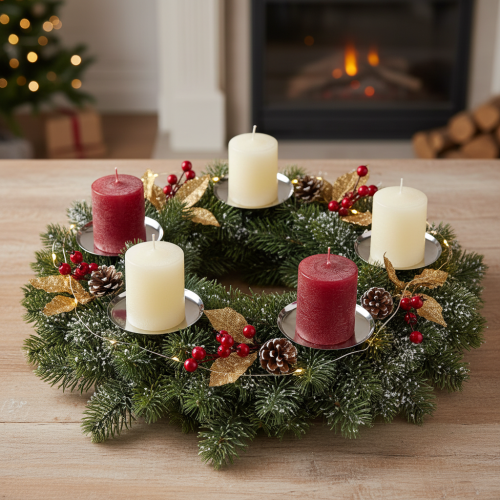 kohteita Kynttilänjalka hopea Ø10cm 4 kpl