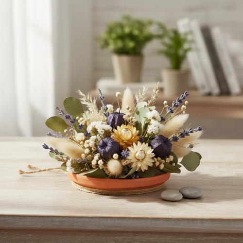 kohteita Keraaminen lasinalta, koristeellinen terrakottakulho Ø7,5cm