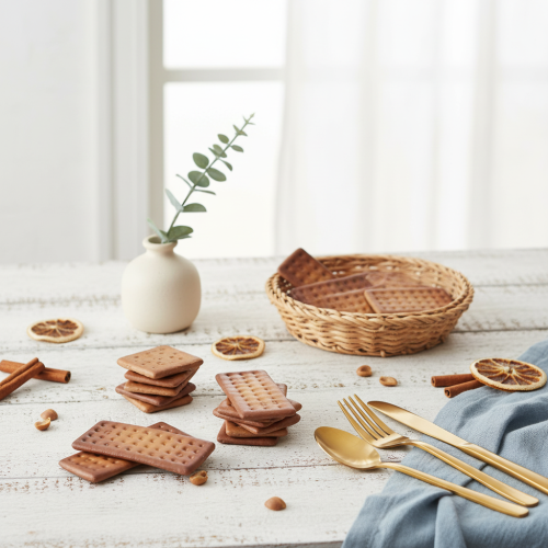 kohteita Koristeelliset keksit, keinotekoinen ruoka, 24 palaa, 9x4cm, pöytäkoriste, näyteikkunoiden koristelu, tapahtumakoristelu, valokuvarekvisiitta