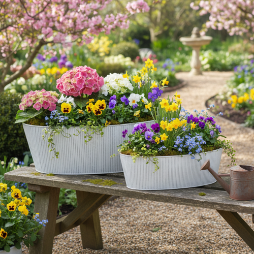 kohteita Soikea metallinen kulho valkoisena ja hopeanvärisenä, 32,5 cm/37 cm, 2 kpl.