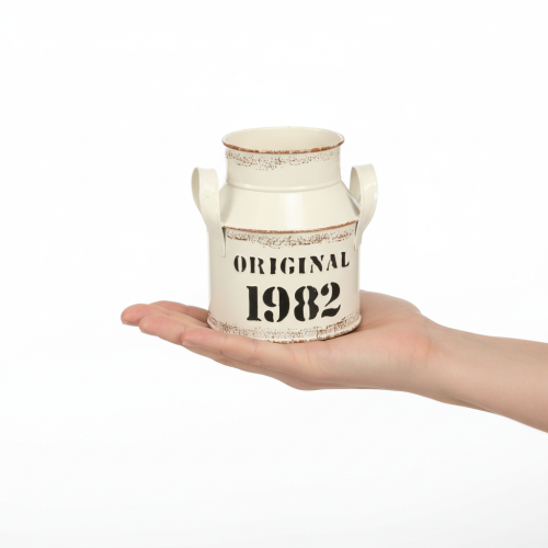 kohteita Metallinen koristekannu “Original 1982” Kermanruskea K16cm 2kpl