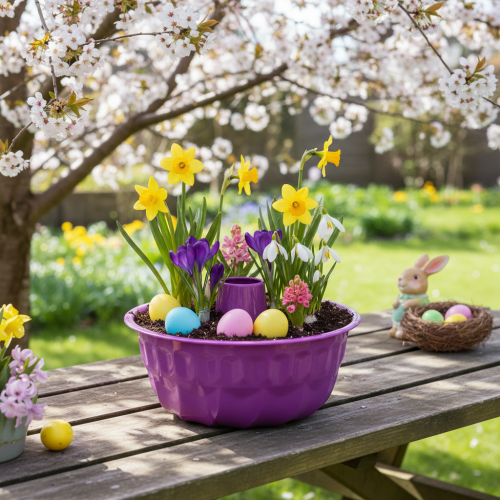 kohteita Bundt-kakkuvuoka, metallinen, koristeellinen kakkuvuoka, violetti, Ø23cm, K12cm