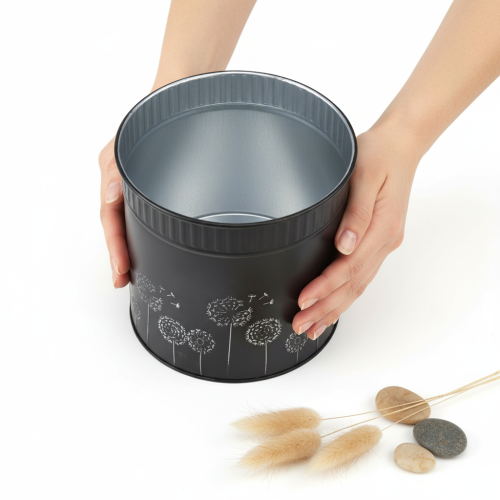 kohteita Voikukan kukkaruukku, musta, Ø15.5cm K15.5cm