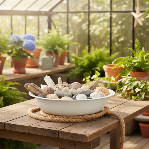 kohteita Metallinen kulho, valkoinen emalijäljitelmä, Ø29cm, korkeus 7,5cm