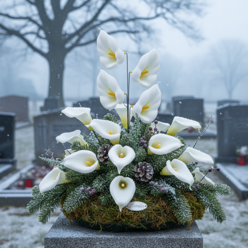 kohteita Kalla-liljat, keskikokoiset, langalla, 50 kpl