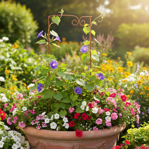 kohteita Säleikkö, kiipeilyapu, kaareva koriste-elementti kukkapenkkeihin ja ruukkuihin, 75 cm