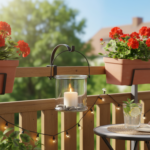 Lasinen riippuvalyhty Ø12cm K12.5cm 2 kpl | Floristik24.fi
