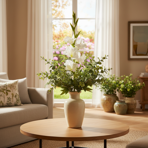 Keinotekoinen gladiolus, pitkävartinen, maljakoihin, 88 cm | Floristik24.fi