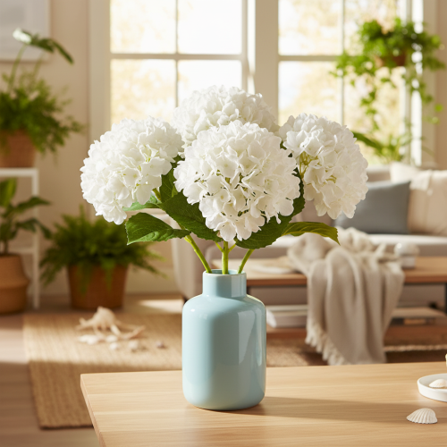 Tekohortensia pitkällä varrella koristeeksi, 48 cm | Floristik24.fi