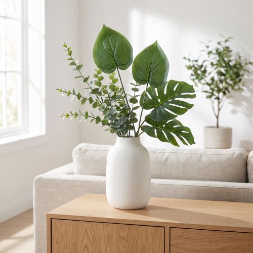 Philodendron keinotekoinen puu ystävä tekokasveja vihreä 48cm | Floristik24.fi