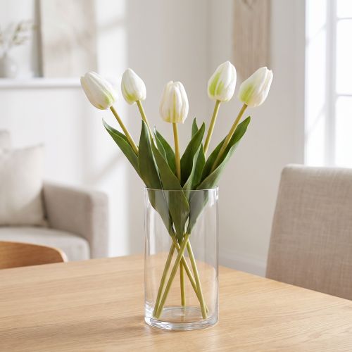 Koristeelliset tekokukat tyylikkääseen sisustukseen, 40 cm, 5 kpl | Floristik24.fi