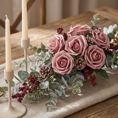 Vaahtomuusu Ø10cm vanha pinkki 8 kpl | Floristik24.fi