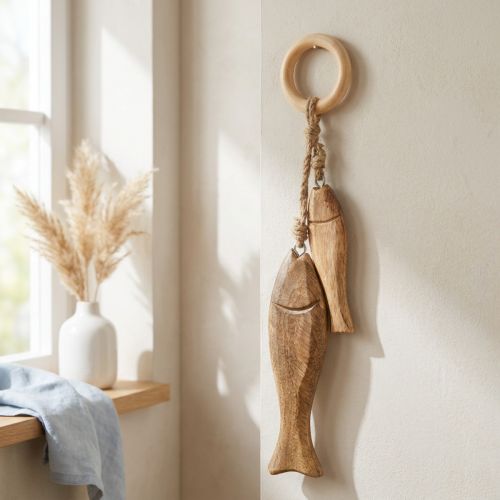 Mangopuukala puukala ripustettavaksi luonnollinen 10/15cm | Floristik24.fi