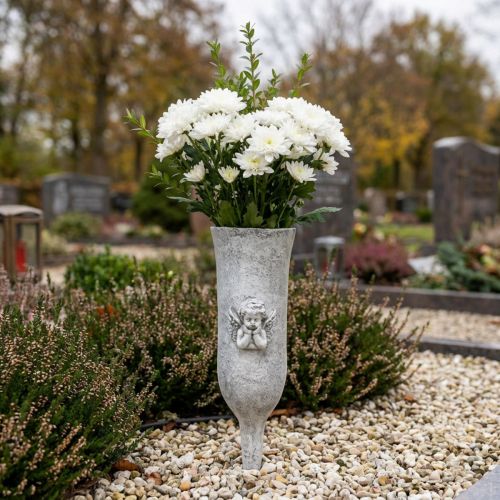 Grave maljakko polyresin