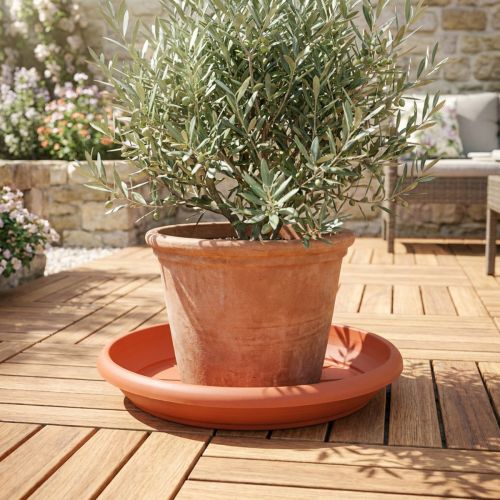 Lasinnaula "Linda" Ø44cm terrakotta | Floristik24.fi