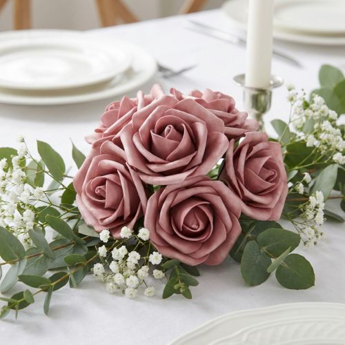Vaahtomuusu Ø7,5cm vanha pinkki 18 kpl | Floristik24.fi