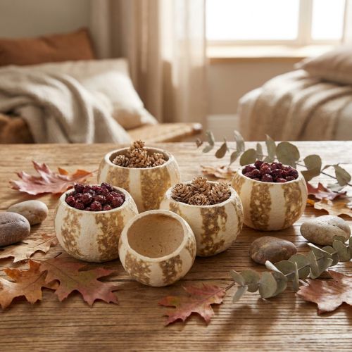 Kurpitsakoristelu Bell Cup Pumpkin Cup valkaistu 50 kpl | Floristik24.fi