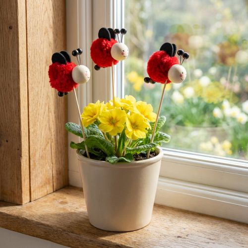 kohteita Plant Plug Leppäkerttu Koriste Kukkatulppa 27,5cm 9 Kpl