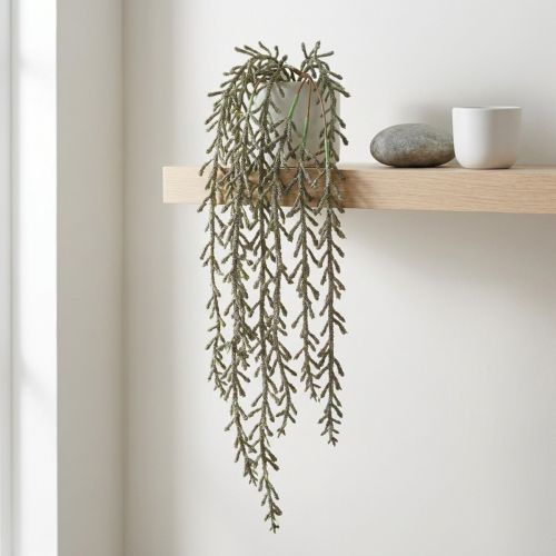 Mehevä jänne roikkuu vihreänä, pronssi metallinen 114cm | Floristik24.fi