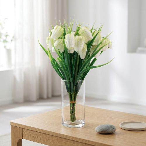 Fritillaria Valkoruudullinen lautakukka Tekokukat 38cm 6 kpl | Floristik24.fi