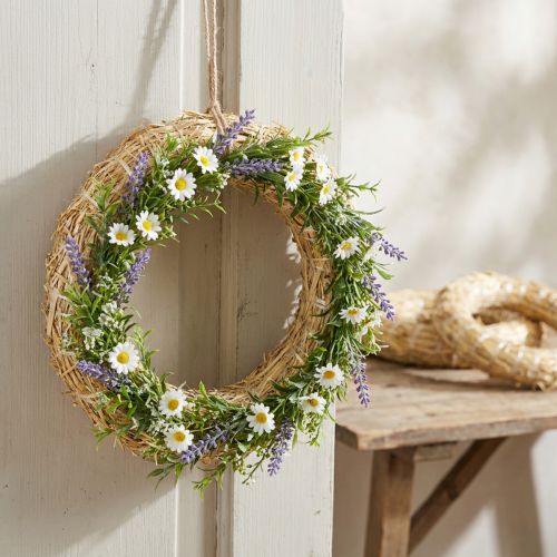 kohteita Olkirengasaihio tee-se-itse-koristeluun ja floristiikkaan 15/3cm 10 kpl