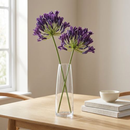 Agapanthus-tekokukat violetit