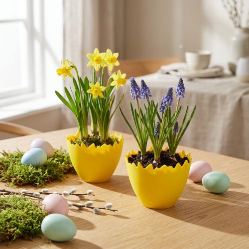 Munakupit Ø17cm 20 kpl keltainen | Floristik24.fi