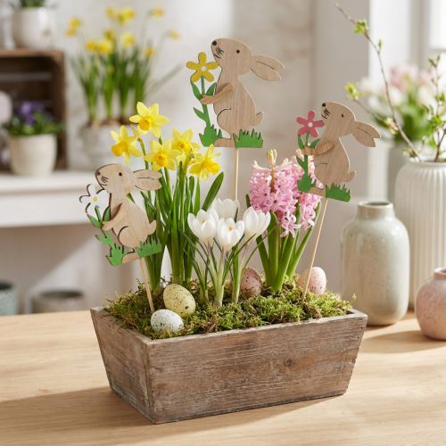 Kukkatulppapupu puusta 9cm 12 kpl | Floristik24.fi