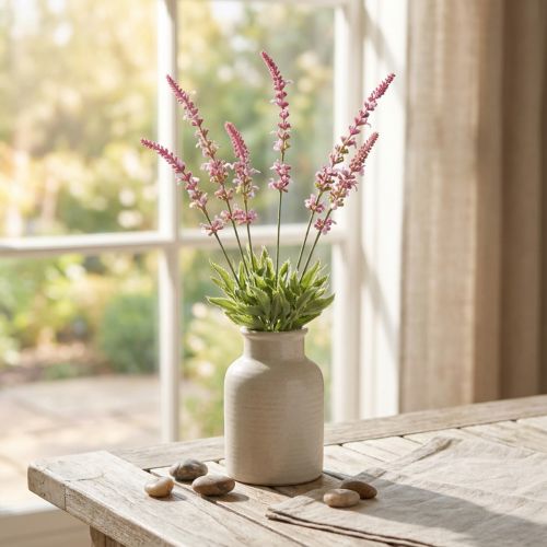 Tekokukat, laventelikoristeet, nippu laventeliviolettia 45cm 3 kpl | Floristik24.fi