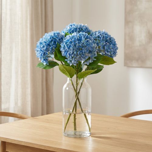 Tekokukat koriste hortensia tekosininen 69cm | Floristik24.fi