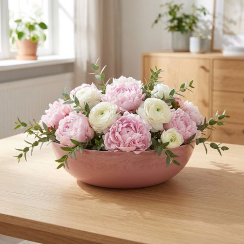 Koristekulho vanha pinkki Ø30cm K9cm | Floristik24.fi
