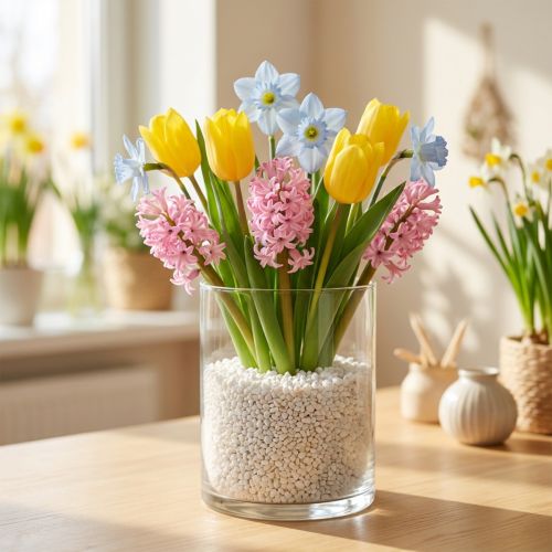 Koristerakeita valkoisia koristekiviä 2mm - 3mm 2kg | Floristik24.fi