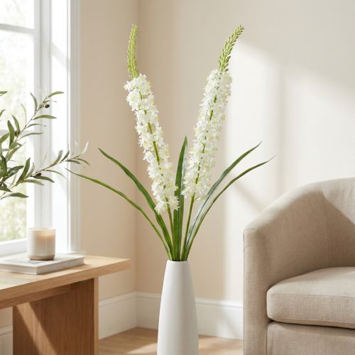 Aavikon pyrstö valkoinen 106cm | Floristik24.fi