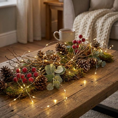 Light trail ajastimen akku Twinkle 140cm 160 Micro LED | Floristik24.fi