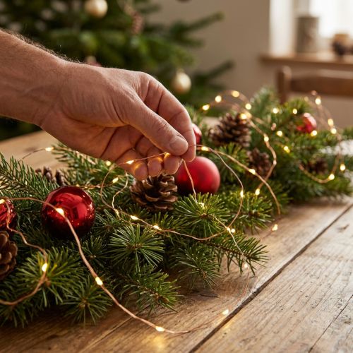LED keijuvalot ulko/sisä 180 8.95m lämmin valkoinen | Floristik24.fi