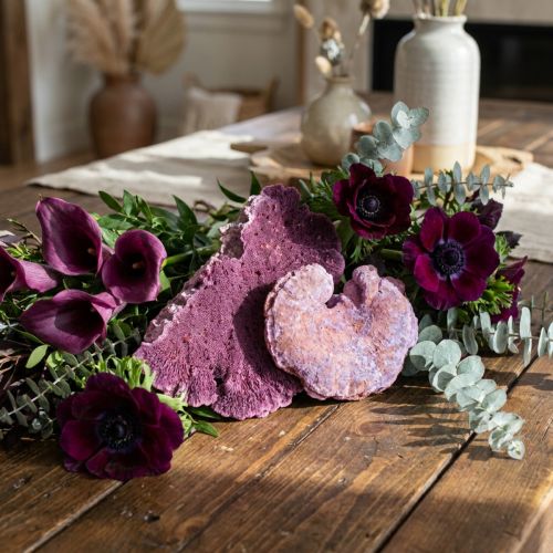 Puusieni violetti valkoinen pesty 1kg | Floristik24.fi