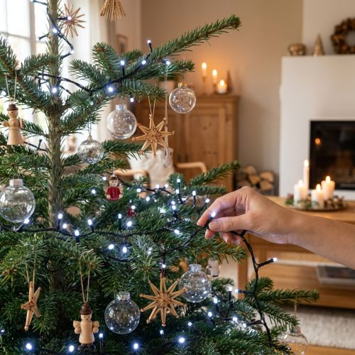 LED-riisivaloketju 240 18m viileä valkoinen | Floristik24.fi