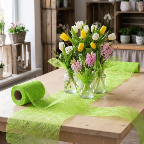 Fleece 8cm 25m omenanvihreä | Floristik24.fi