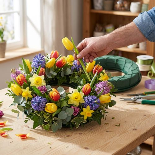 kohteita OASIS® IDEAL Universal Floral Foam Sormus Vihreä Ø27,5cm 3 kpl