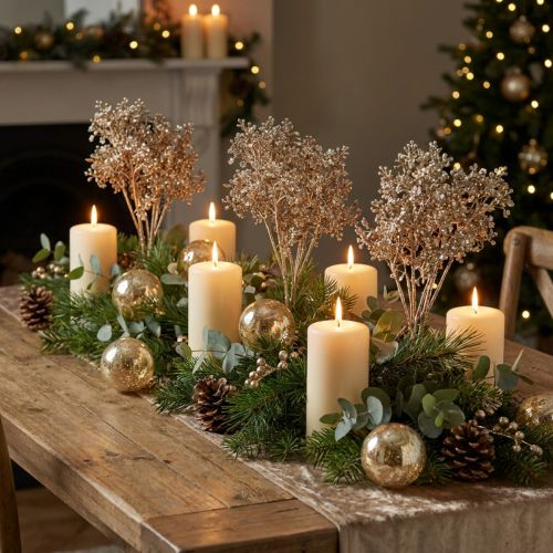Kipsiyrtti Gypsophila Keinotekoiset kasvit Metallinen L38cm 3kpl | Floristik24.fi