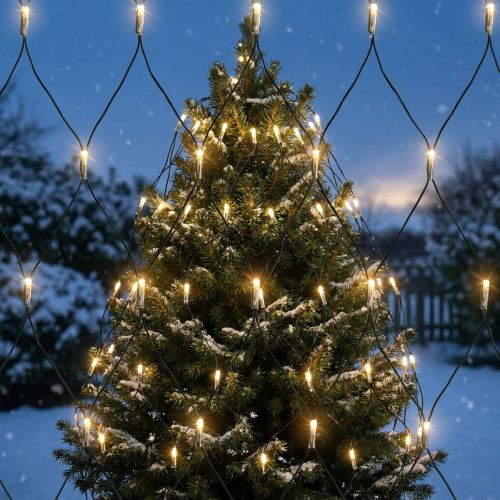 LED-valoverkko 180 lämmin valkoinen 2m x 2m ulkokäyttöön | Floristik24.fi