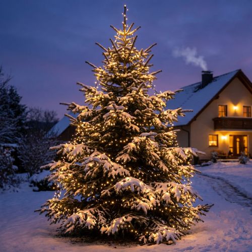 LED riisi valoketju ulkona 480 36m musta/lämmin valkoinen | Floristik24.fi