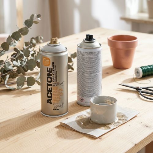 Asetonisuihkepuhdistusaine + ohenne Montana Cap Cleaner 400ml | Floristik24.fi