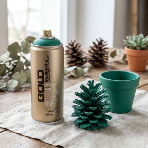 kohteita Spray Paint Spray Green Montana Gold Pine Matt 400ml
